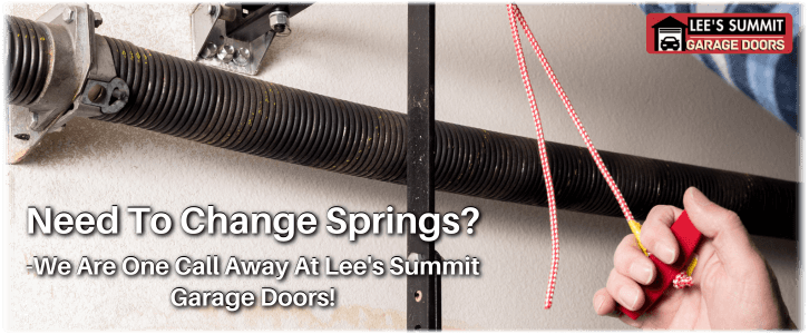 Broken Garage Door Spring Lee's Summit